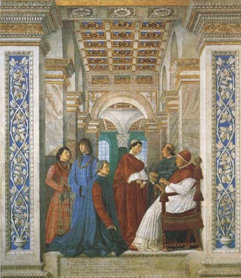 Sixtus IV,his Nephews and his Librarian Palatina (mk08)
